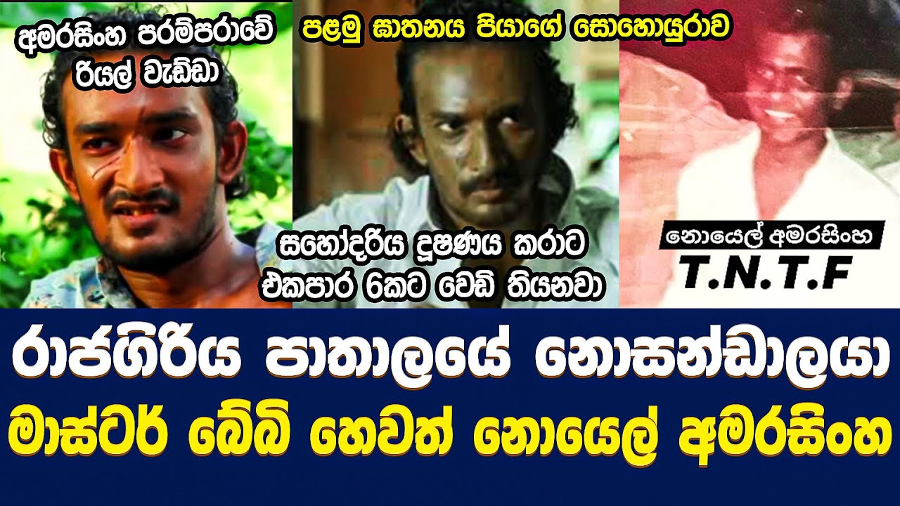 කොළඹ හෙල්ලූ මාස්ටර් බේබි හෙවත් නොයෙල් අමරසිංහ | Underworld of Sri Lanka | Noyel Amarasinghe