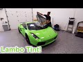 Illegally Tinting Our Lambo!!