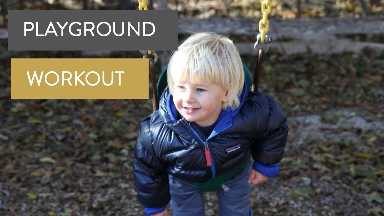 fitland Thanksgiving Playground Workout with a Toddler | SARAH FIT