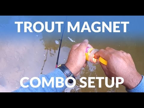 Trout magnet combo setup and Kastmaster 