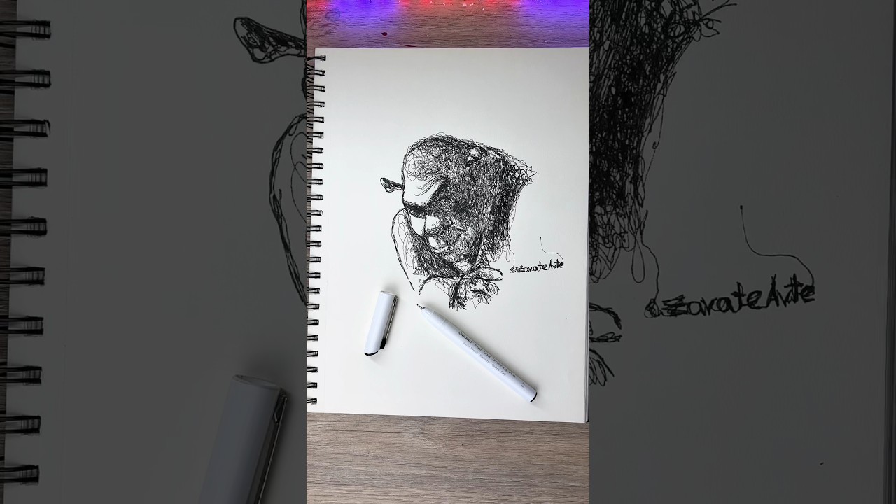 Dibujando a Shrek SIN LEVANTAR LA MANO 😱 