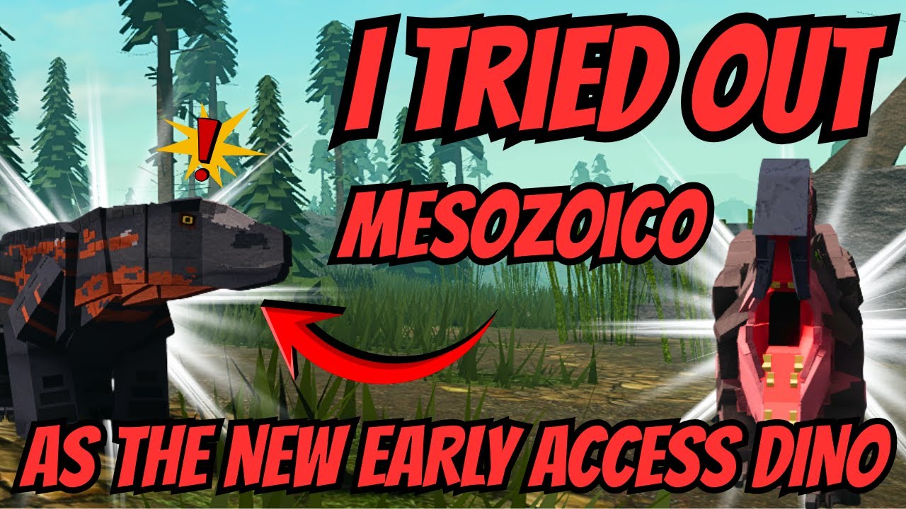 Я играл в новую систему Elder от Mesozoico!! Игра Roblox про динозавров