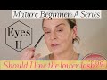 Mature Beginner Eye Makeup - Who Should &amp; How To:  Lower Lash Lining to Make Your Eyes Larger