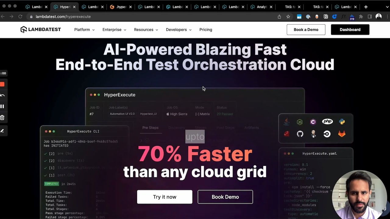 Execute tests with HyperExecute's Just In Time Orchestration | ODFP230