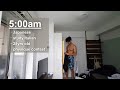 【routine vlog】wake up at 5am, sleep at 9pm. Work out, Learn Italian, etc.
