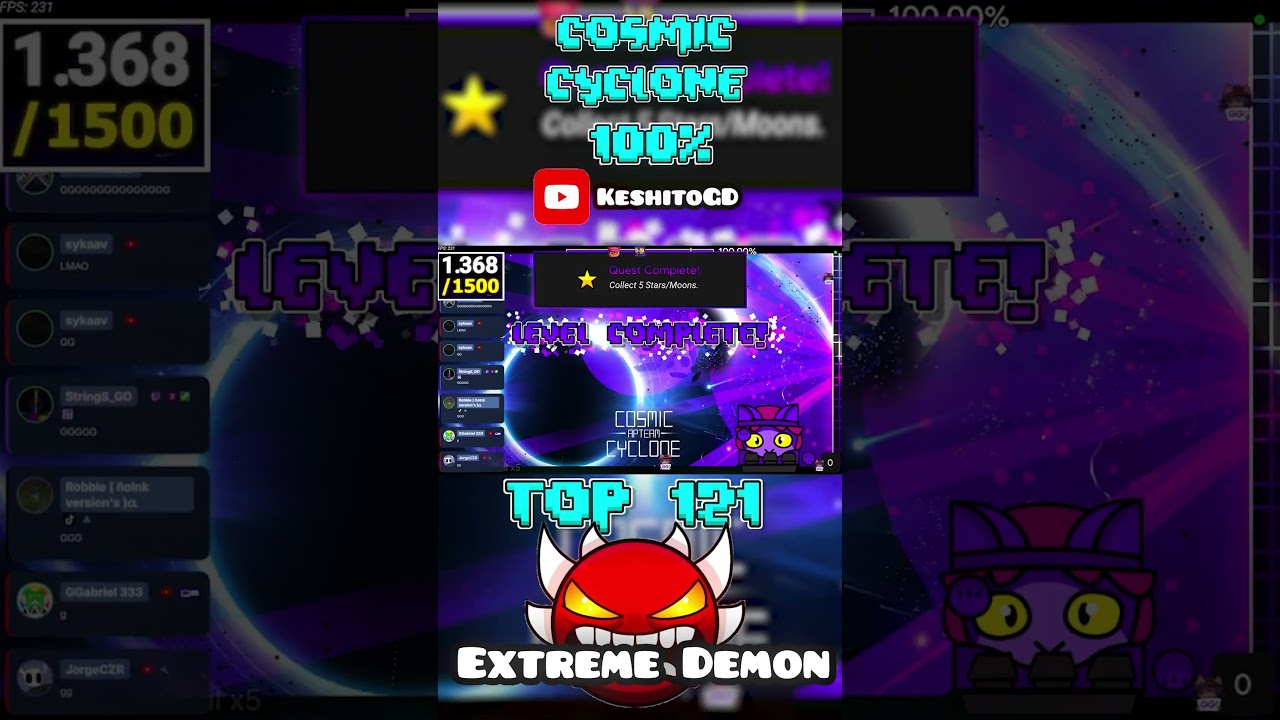 COSMIC CYCLONE 100% 