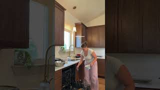 Kitchen reset with me! #fypage #vlog #reset