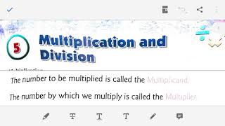 Class 4 maths ch 5 multiplication and division