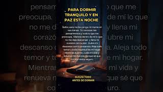 Oracion Poderosa Para Descansar Bajo la Proteeccion Divina #pazinterior #fe #reflexion