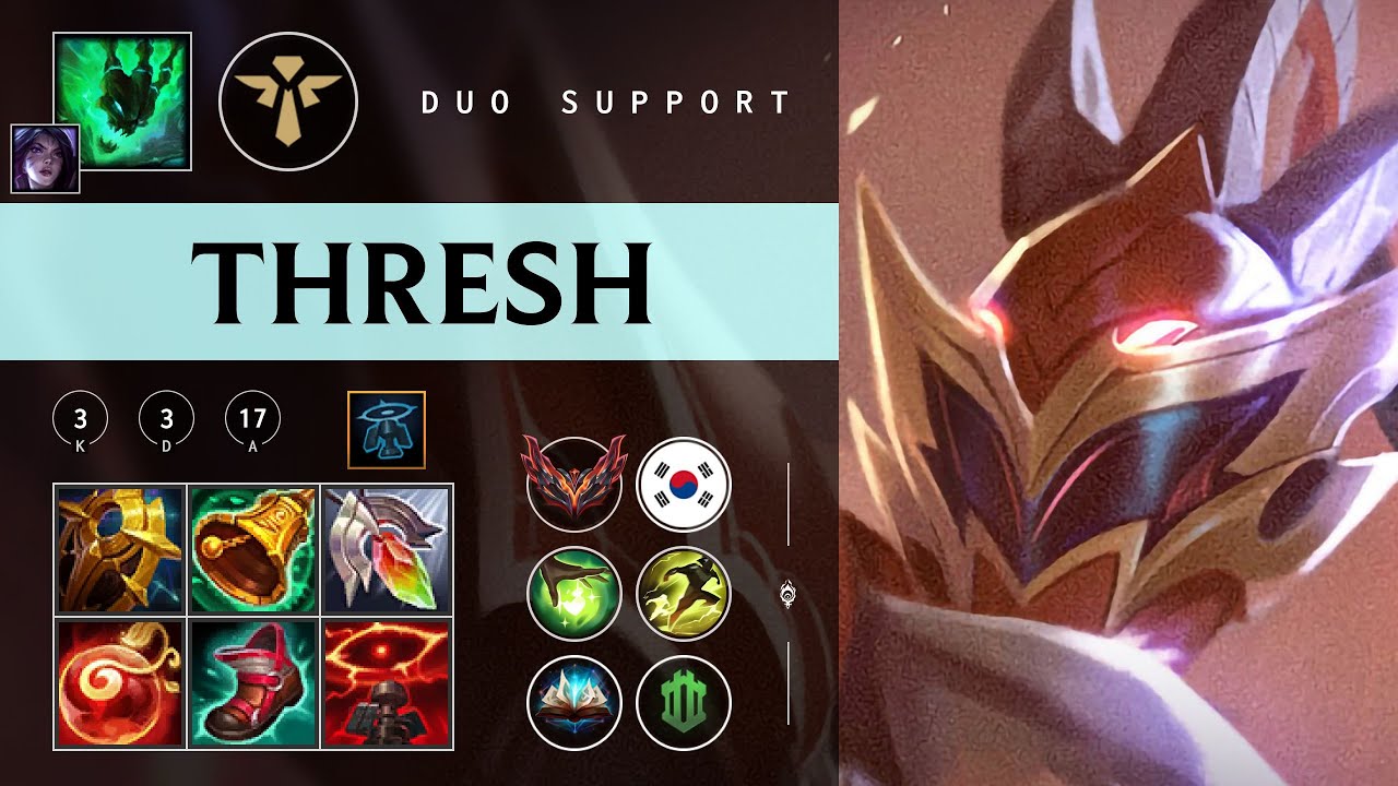 Thresh Support vs Sona - KR Grandmaster Patch 26.01