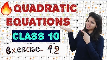 Class 10 Maths Chapter 4 Quadratic Equations Exercise 4.2 Q.1 NCERT Solutions
