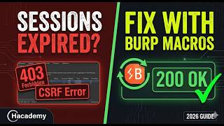 Burp Suite Macros How To Brute Force 2Fa Session Logout Fix Hacademy