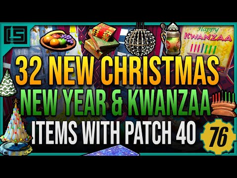 32 NEW Christmas, New Year & Kwanzaa Items Coming with NWOT | Fallout 76
