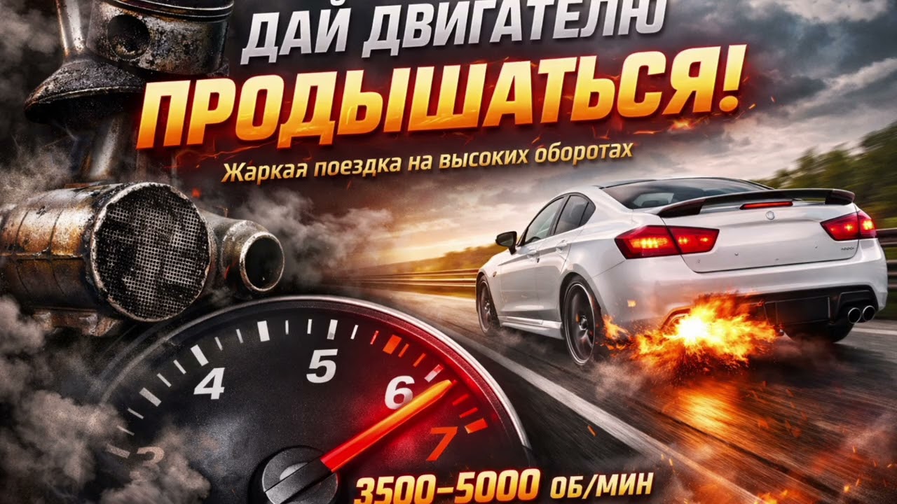 Самоочистка двигателя: какие обороты действительно нужны 