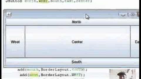 Netbeans JAVA Programming Tutorial BorderLayout Manager
