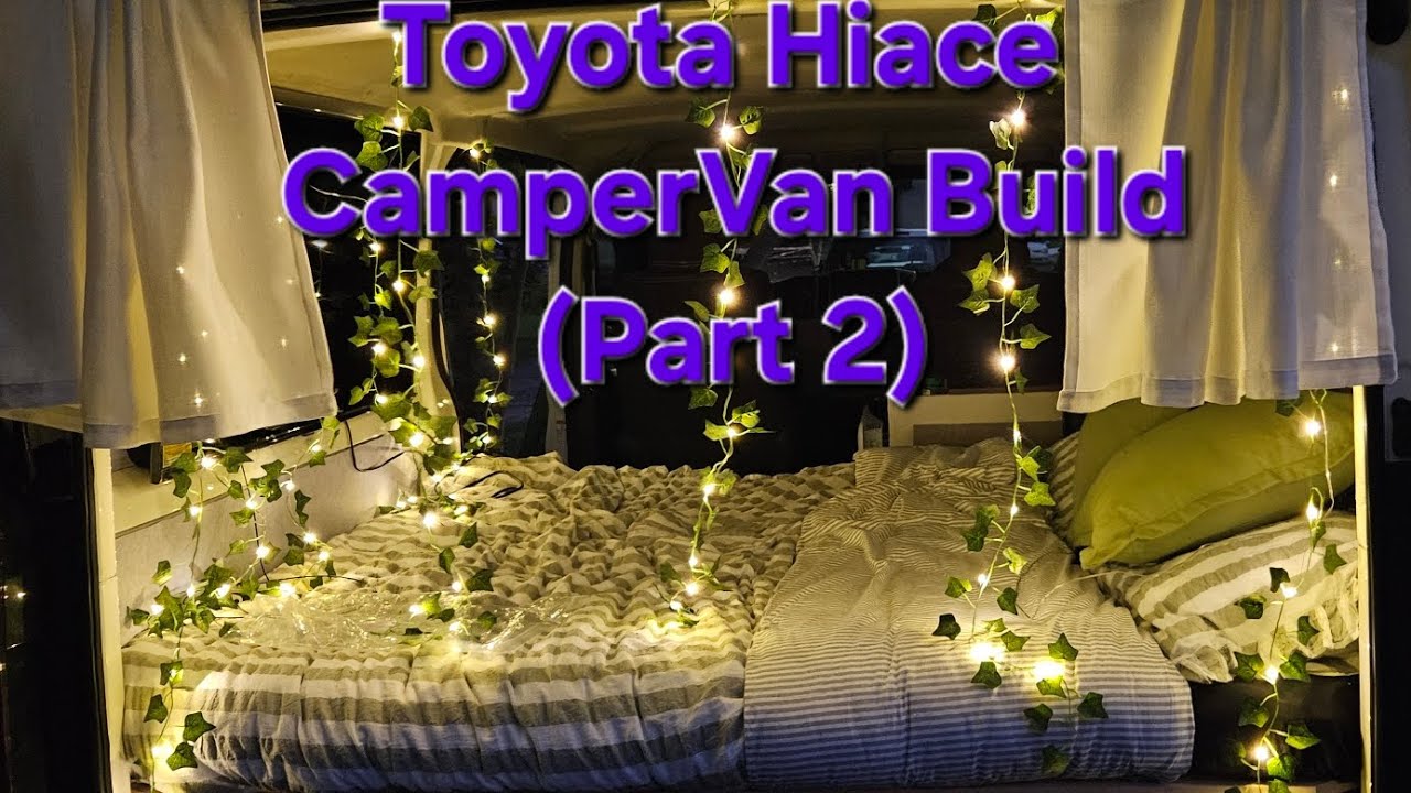 Toyota Hiace Campervan Conversion Part 2 | Final Build & Interior Setup