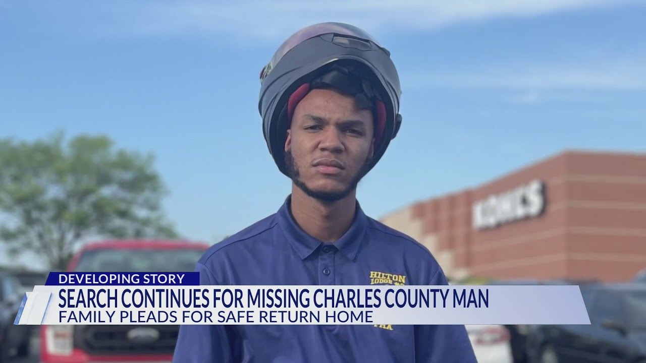 Search continues for missing Charles County man - YouTube