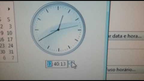 COMO ACERTAR DATA E HORA NO PC