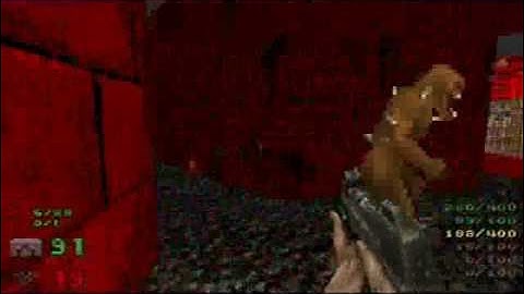 Quake 2 guy lost in the Doom universe