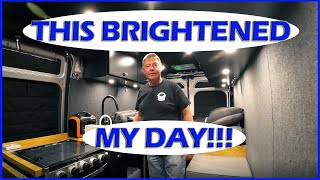 Promaster Van Build 2500 159WB – DIY– Brightened My Day – Part 36