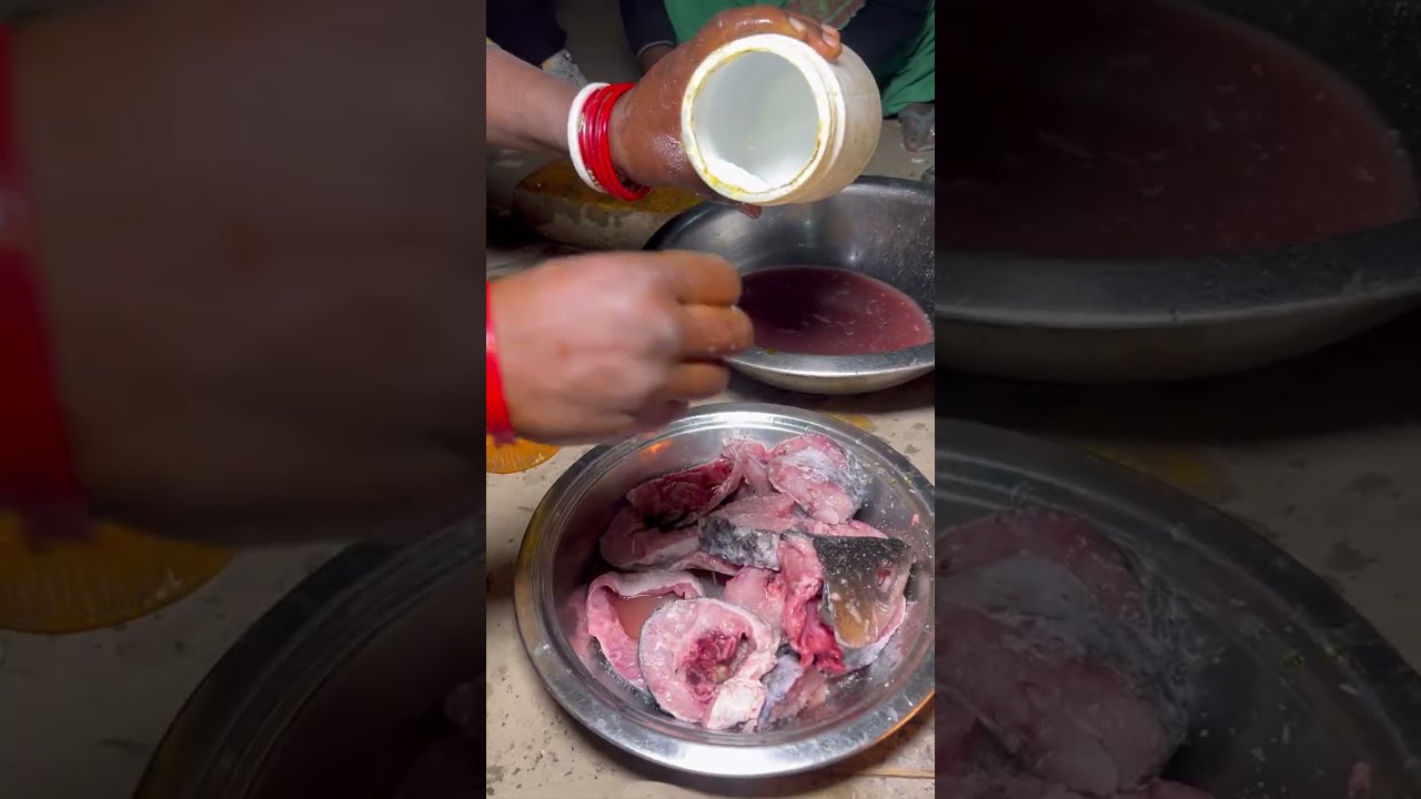 Poor People Making Delicious Fish On Street | Tribal Fishing And Cooking