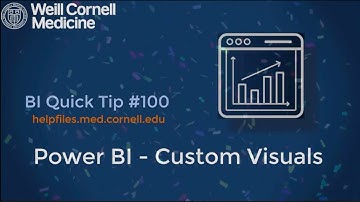 BI Quick Tip #100 - Importing custom visuals in Power BI