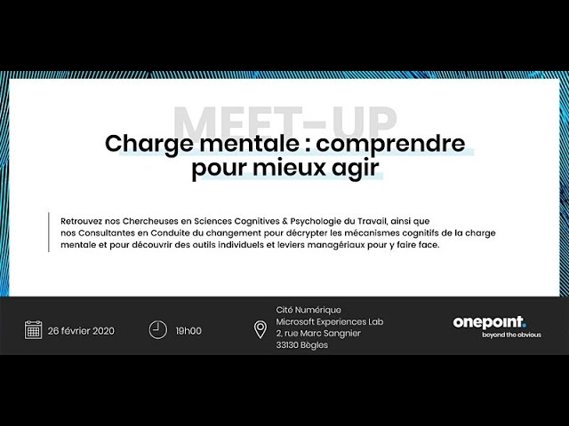 Charge mentale : comprendre pour mieux agir