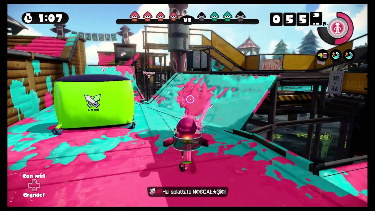 Ila plays Splatoon: Mischie Mollusche (Turf Wars) #05 - 1080p60fps