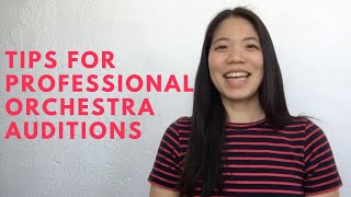 Professional orchestra auditions- Tips from my experiences