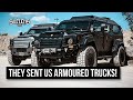 MASSIVE Armoured Trucks get Custom-Painted for Ardbeg  - Terradyne Gurkha LAPV