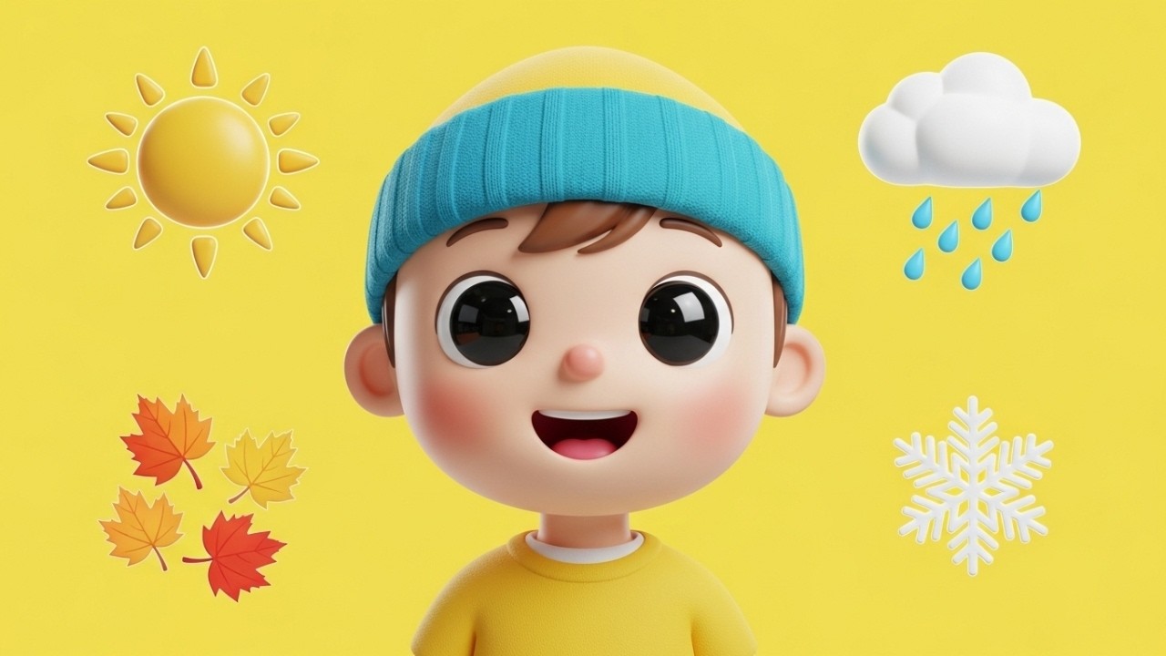 Char Hen Mausam | Seasons in Hindi for Kids | Nursery Rhyme