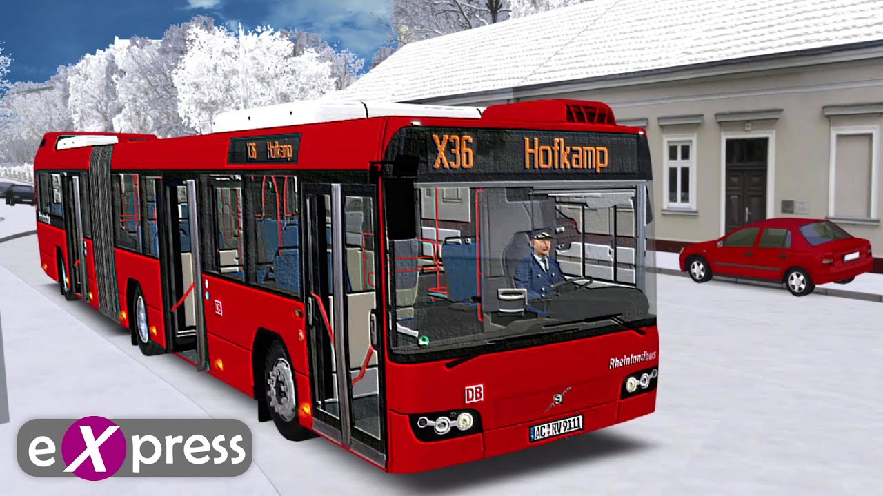 OMSI 2 Schnellbuslinie im Schnee ☆ Let's Play OMSI 2 | 