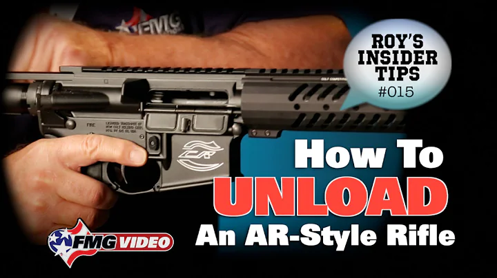 Unloading An AR-Style Rifle
