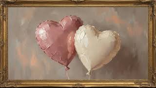 Romantic Heart Oil Painting Screensaver | Valentine Frame TV Art for Cozy & Love-Filled Homes screenshot 3