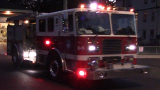 Waterbury Fire Department Engine 5 Responding