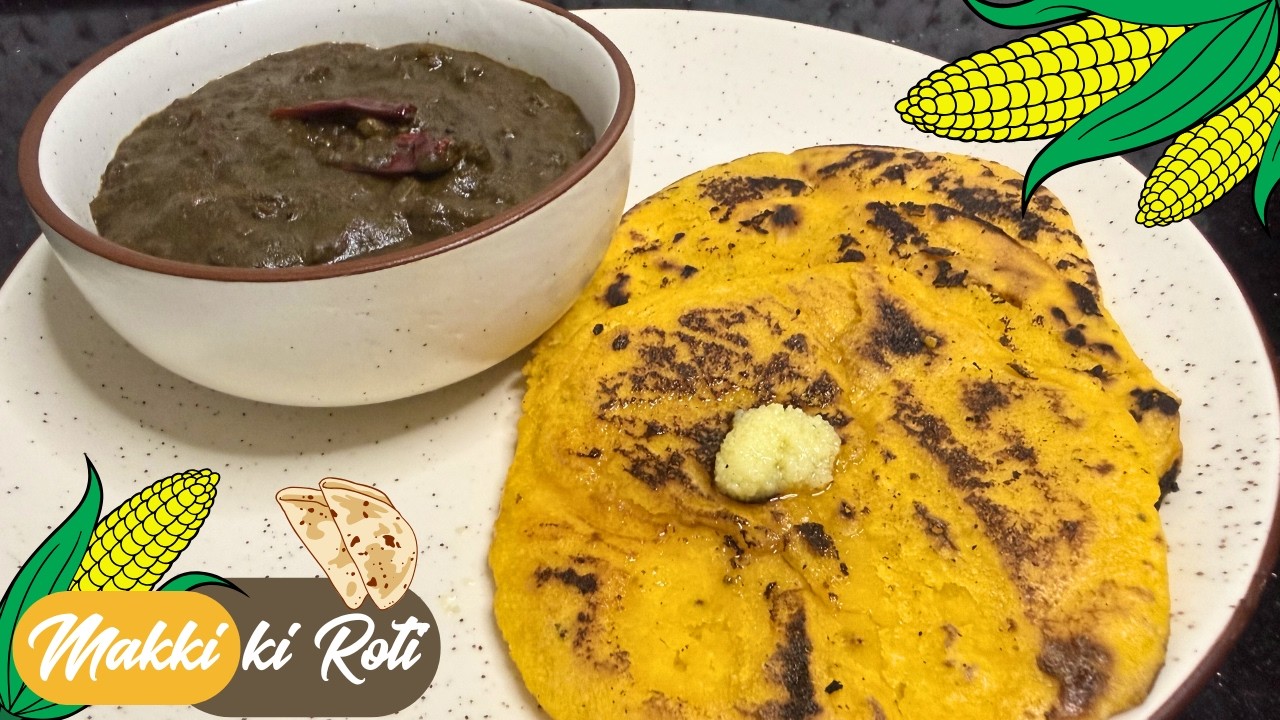 Easy Makki Ki Roti for Beginners | Gluten-Free Indian Cornbread Roti | No Cracks 🤯 Trick Revealed!