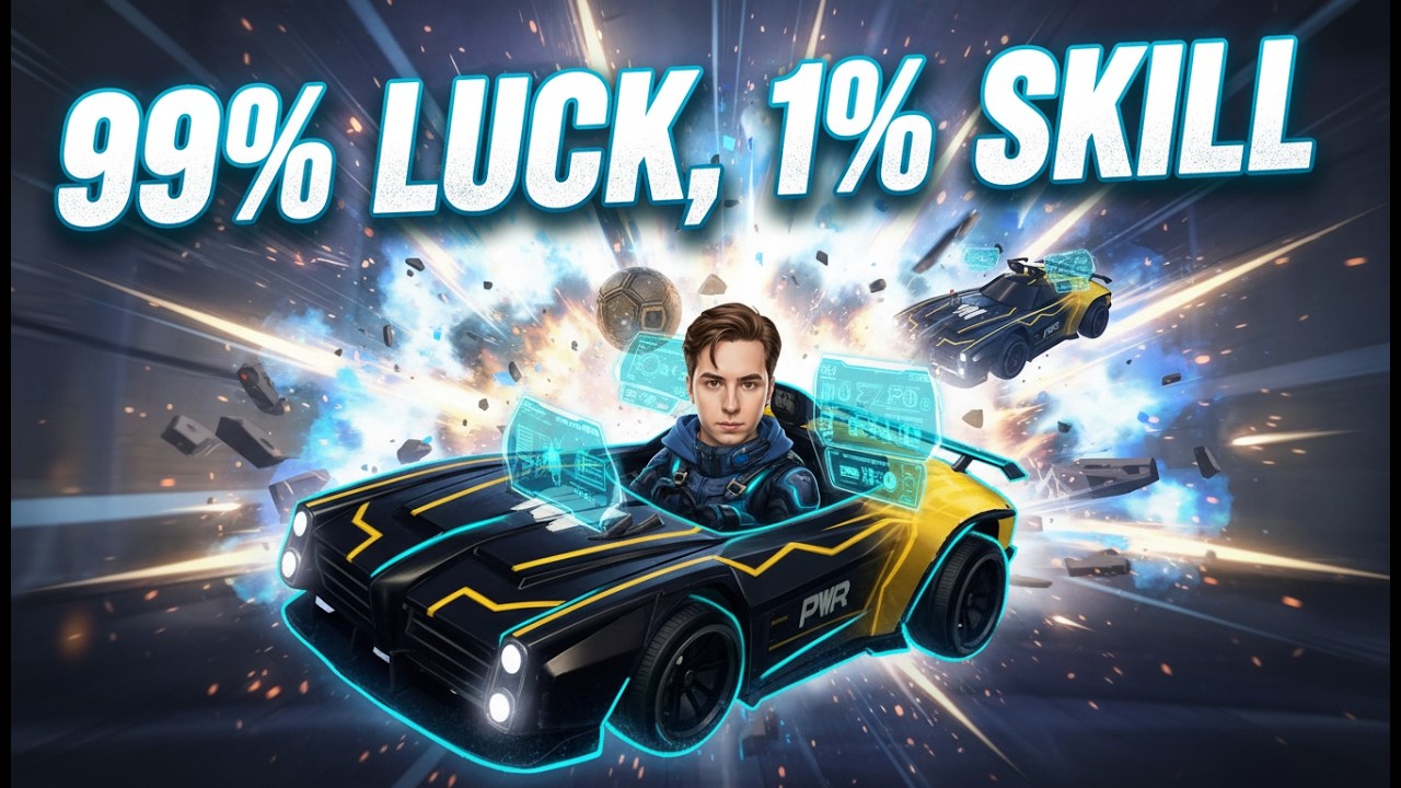 99% LUCK 1% SKILL | ROCKET LEAGUE LIVE