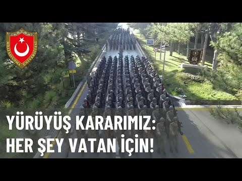 Yeri ve göğü inleten yürüyüş kararımızla: Her şey vatan için! 🇹🇷