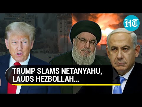 Trump Attacks Israeli PM Netanyahu Over Hamas’ Surprise Attack; Calls Hezbollah ‘Very Smart’