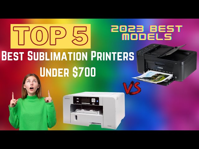 The best sublimation printers January 2024