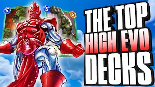The Best High Evo Decks to CRUSH the Ladder | My Top 10 Favorites! | Marvel Snap
