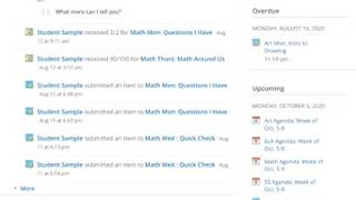 Viewing Student Activity in Schoology - Mobile Version