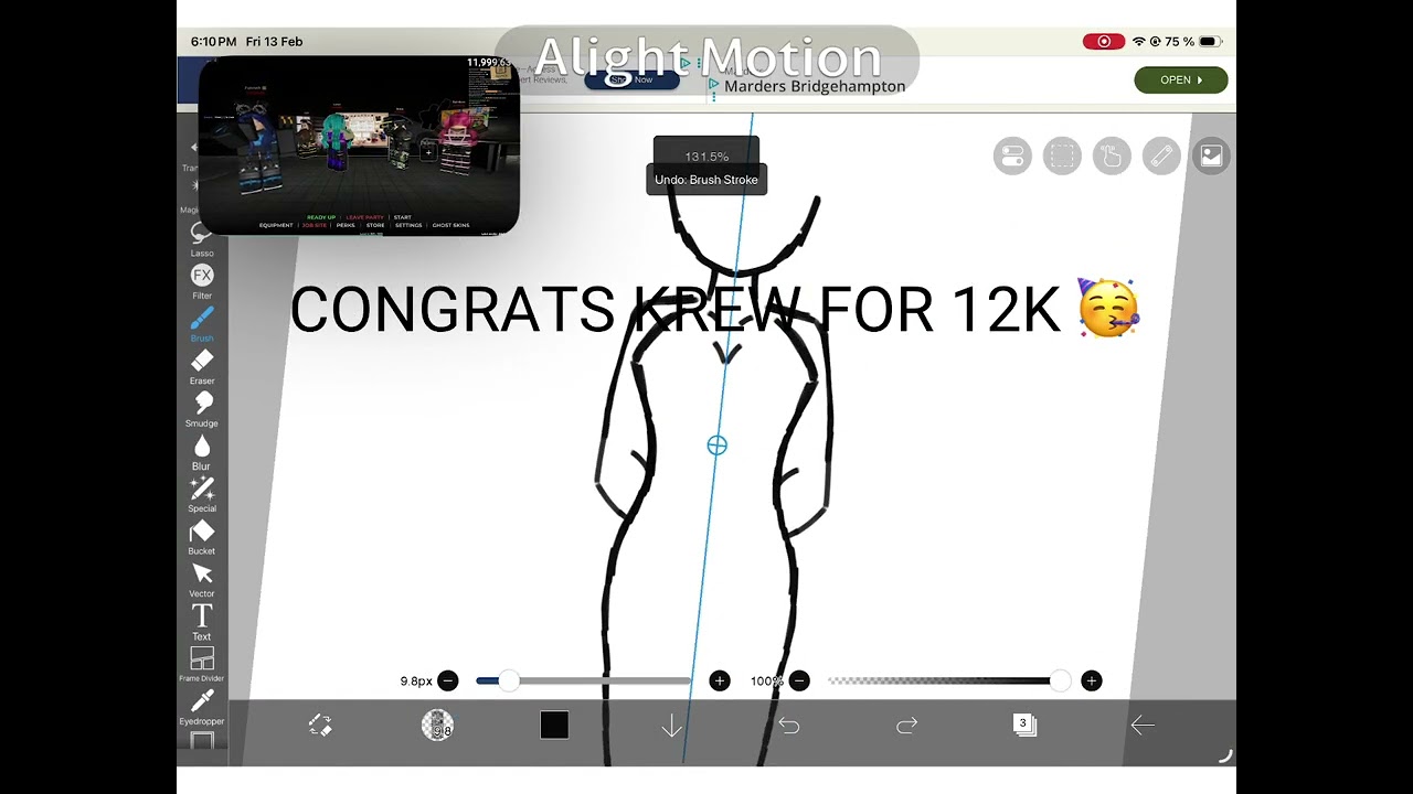 CONGRATS KREW FOR 12K