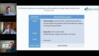 C3-Cloud Conference - Discussion - Clinical Decision Support