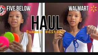 // Walmart and five below haul // summer edition ☀️ [] #wamart #fivebelow #haul #summer #swimsuit 🌊