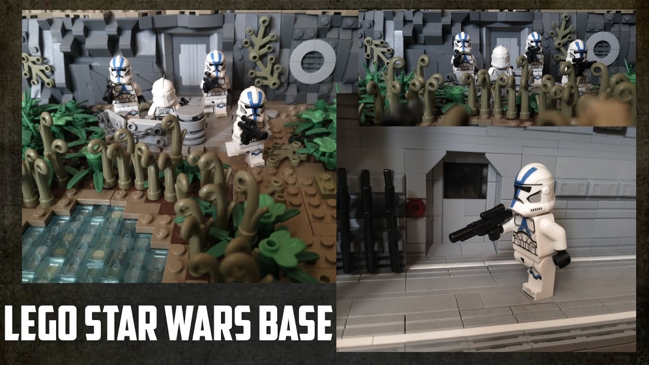 Lego Star Wars Basis Selber Bauen Anleitung LEGO Star Wars Basis MOC (Mit Beleuchtung + Funktionen) - YouTube
