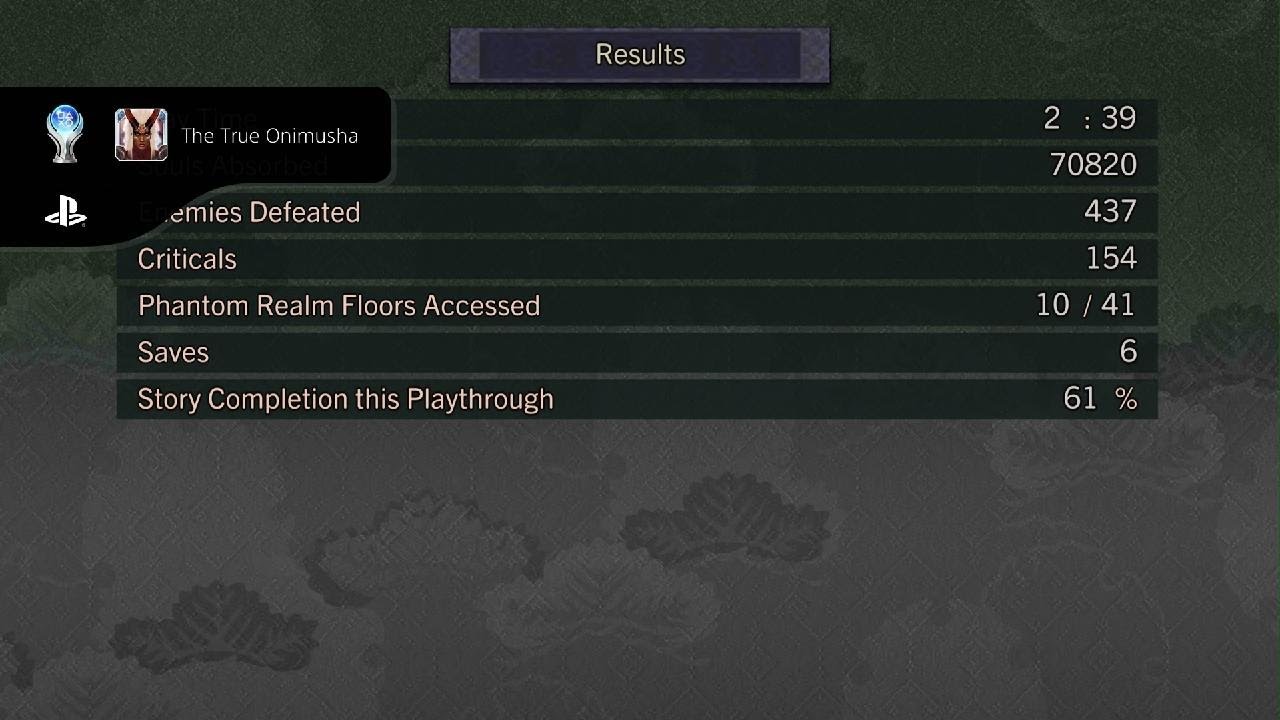 Onimusha 2: Samurai's Destiny_Platinum Trophy 🔥🔥🔥