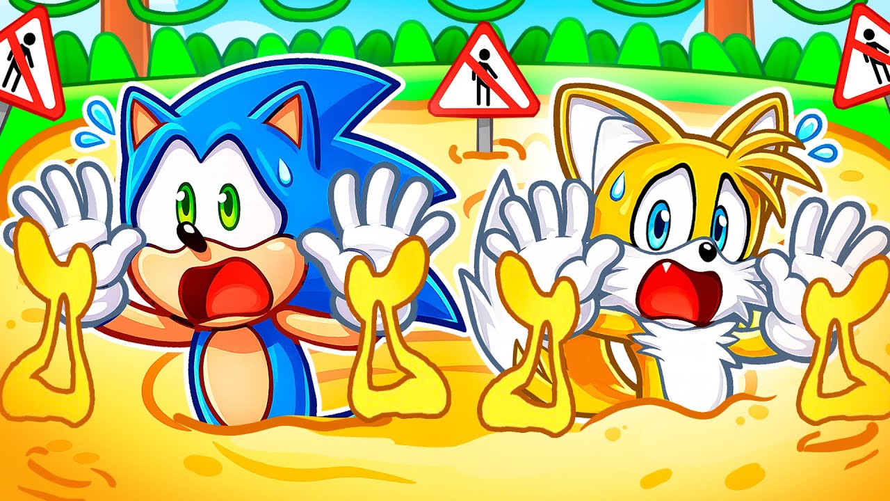 SONIC E TAILS vs AREIA MOVEDIÇA no Roblox!