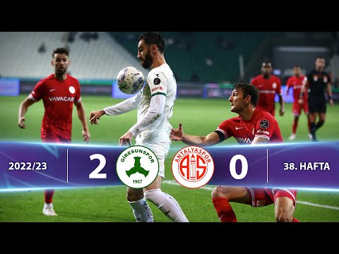 Bitexen Giresunspor (2-0) Fraport TAV Antalyaspor - Highlights/Özet | Spor Toto Süper Lig - 2022/23