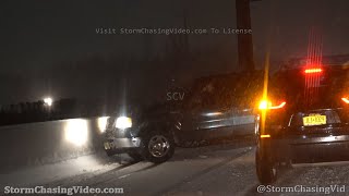 Nor Easter Slams Newark NJ - 2020